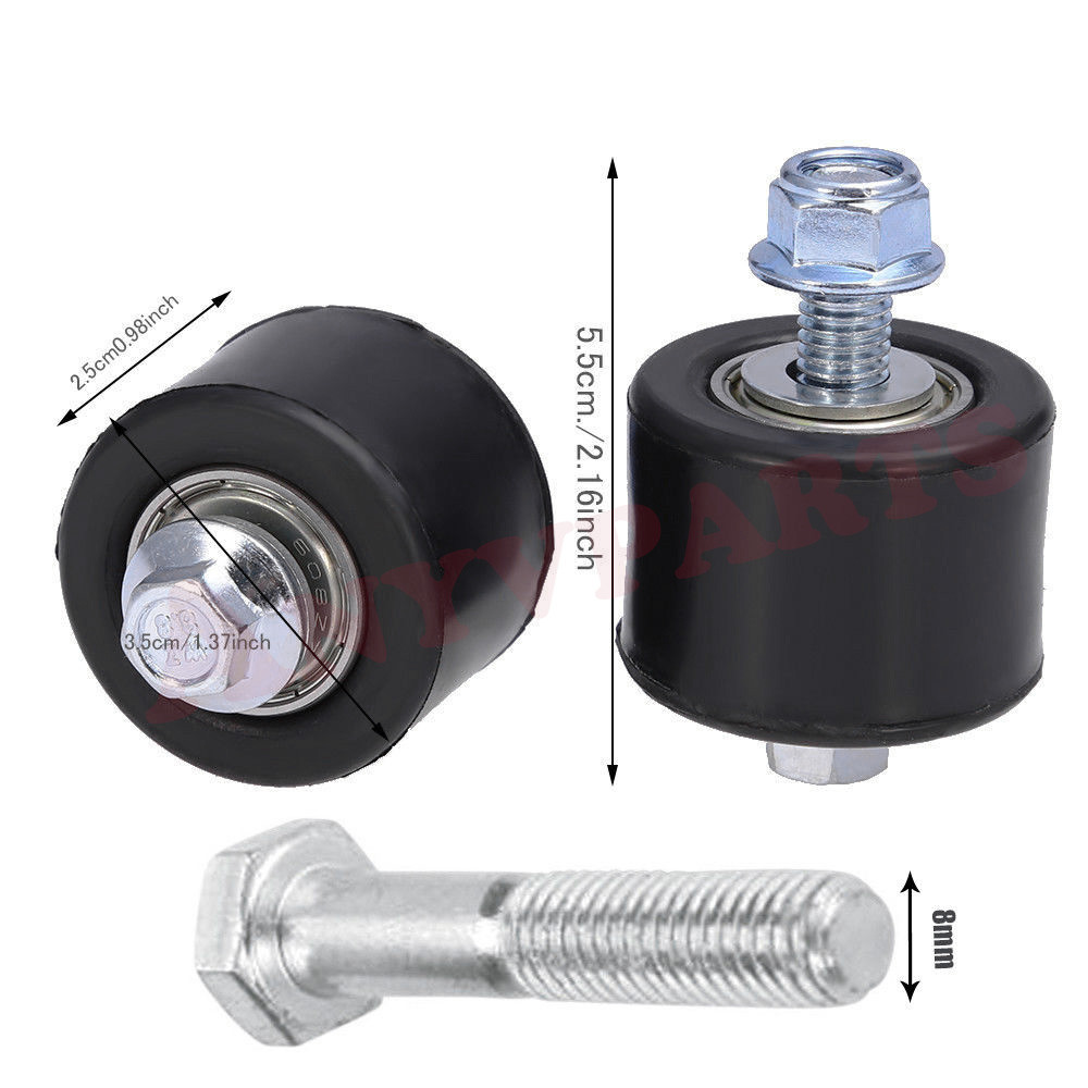 Black High Performance ATV Chain Roller Set For Yamaha YFZ 350 Banshee 20-1000-3