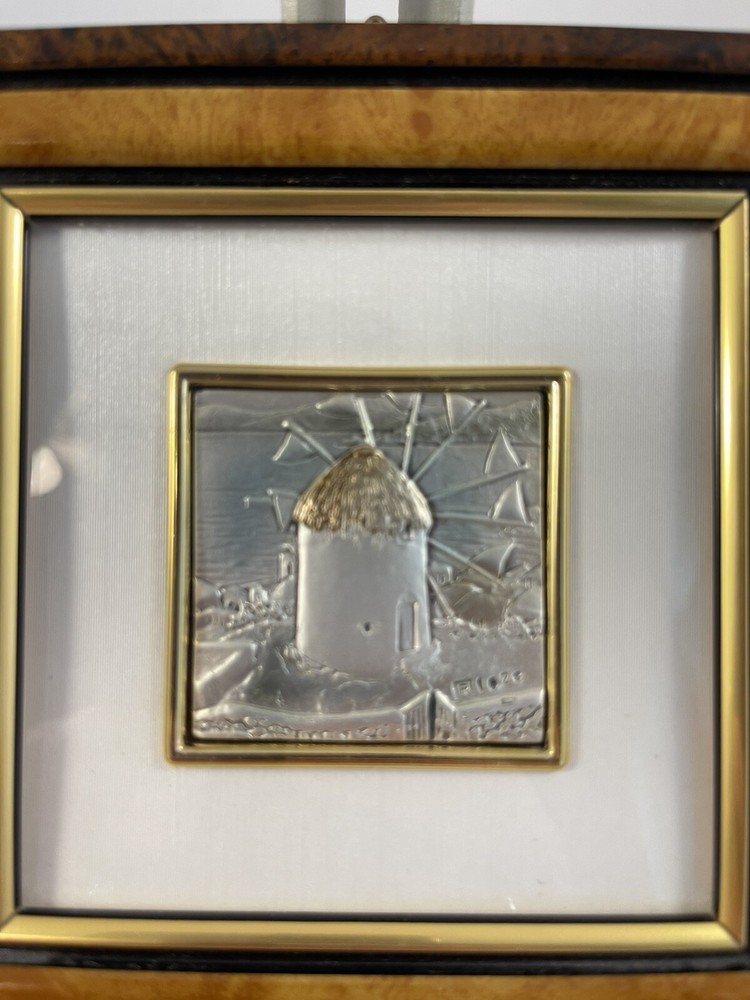 Vintage 3D Sterling Silver Handmade Picture
