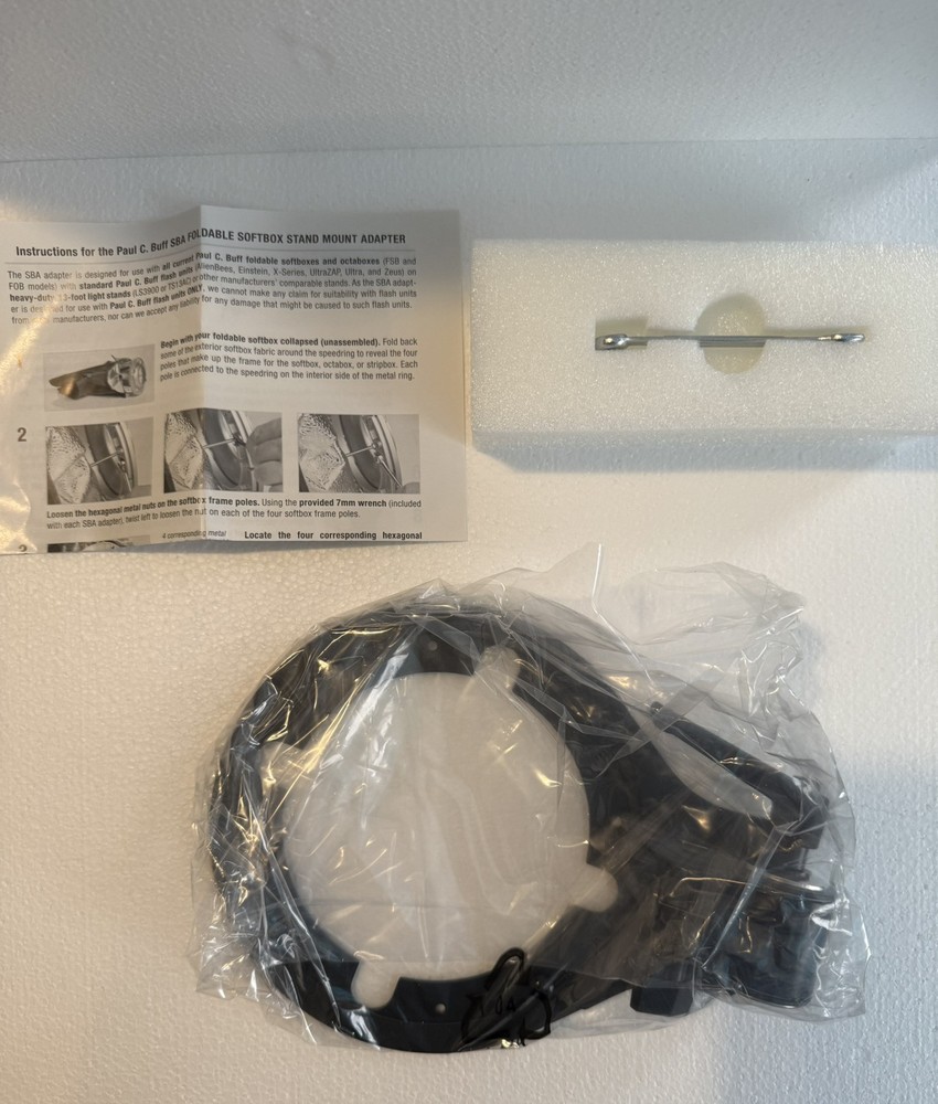 PAU C BUFF Foldable Softbox Stand Mount Adapter Part Number: SBA