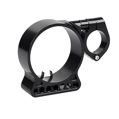 Motorcycle Speedometer Bracket Side Mount Indicator Powersports Gauges Black