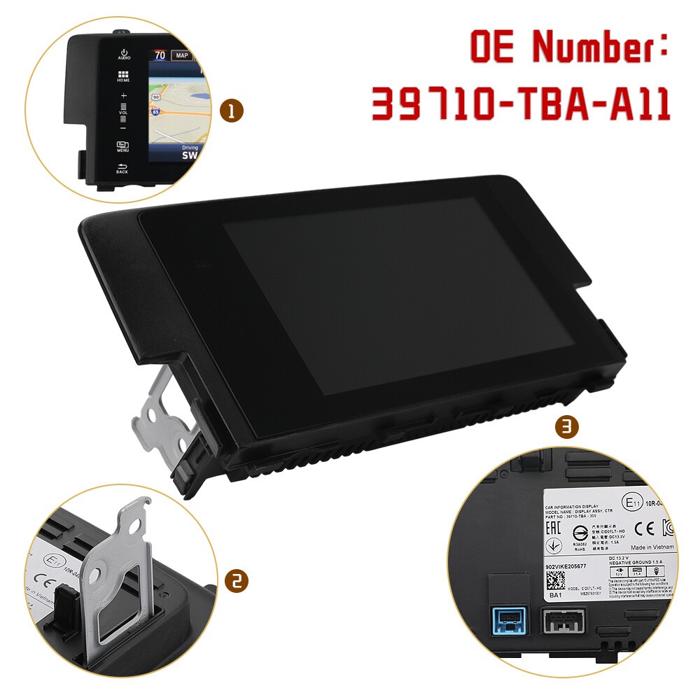 7" Replacement FOR 2016 2017 2018 Honda Civic Radio NAV LCD Display Touch Screen