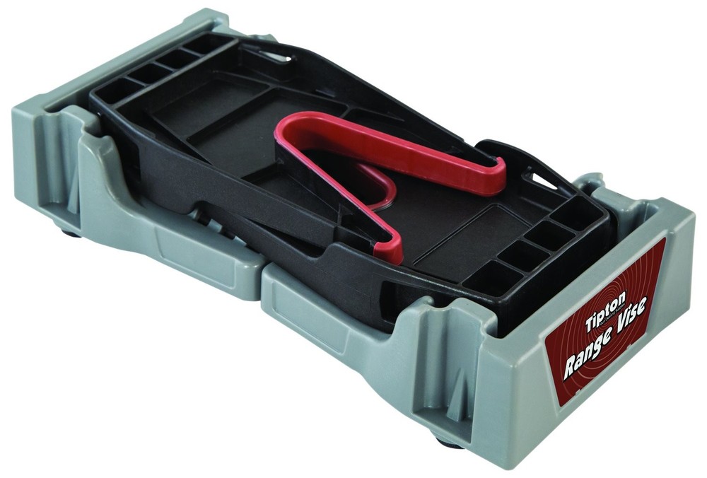Tipton Compact Range Vise with Folding 11-1/4" - 17-3/4", gray, black, red