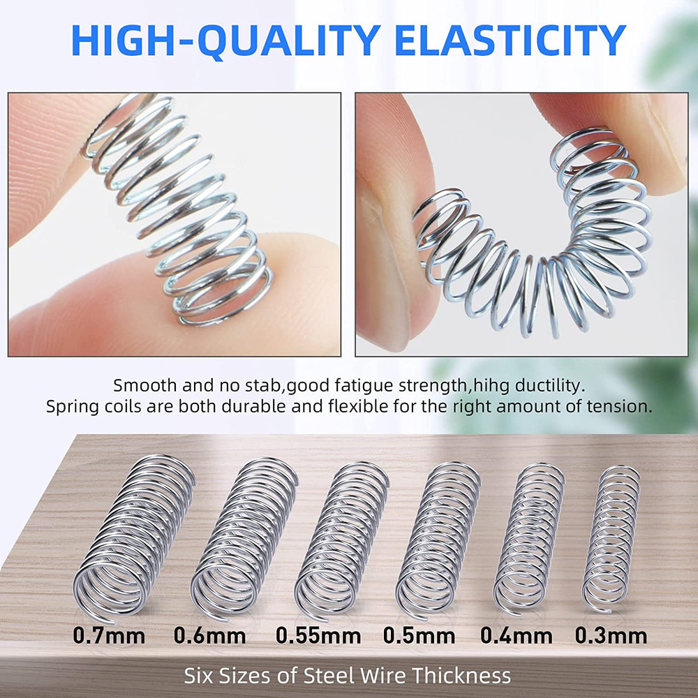 300-Pc Compression Spring Kit – 30 Sizes for Home & Shop Repairs