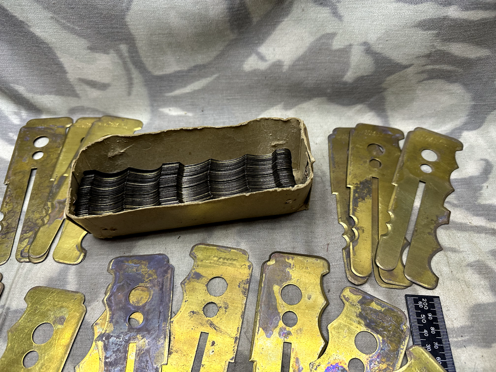 Orignal British Army Brass Button Cleaning Stick from Original Issue Box