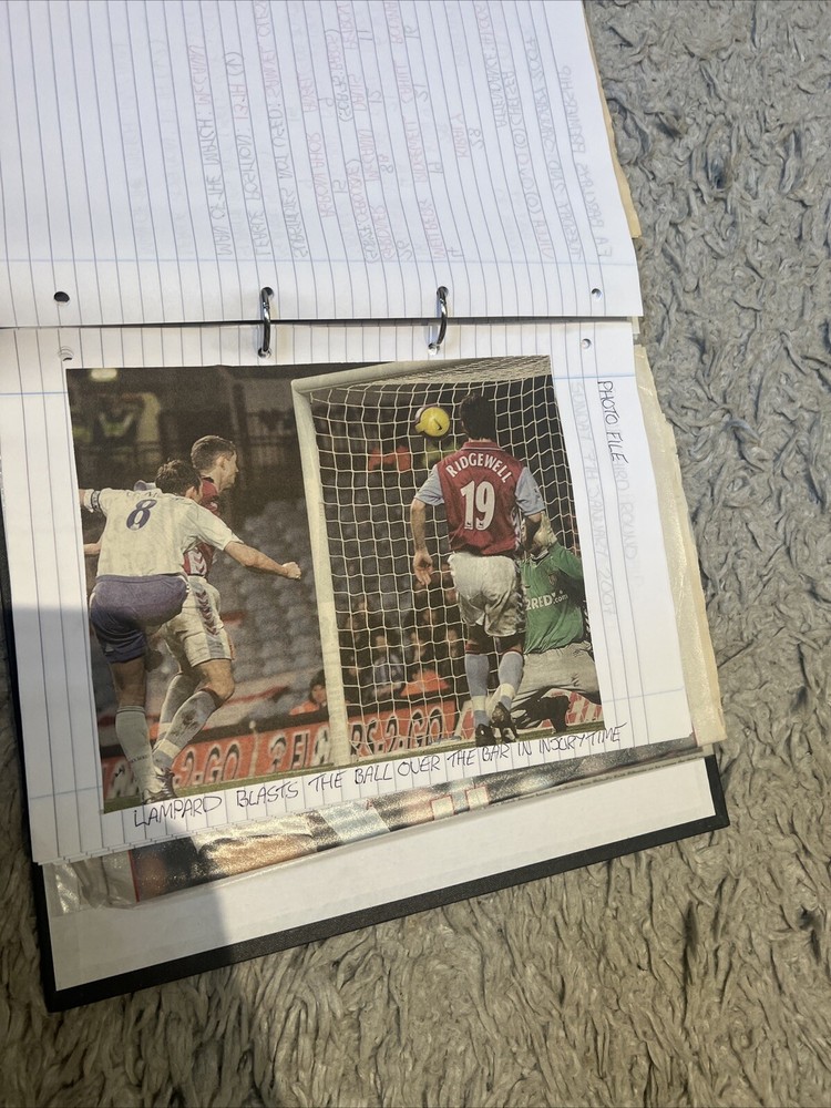 Job Lot aston villa newspapers and notes