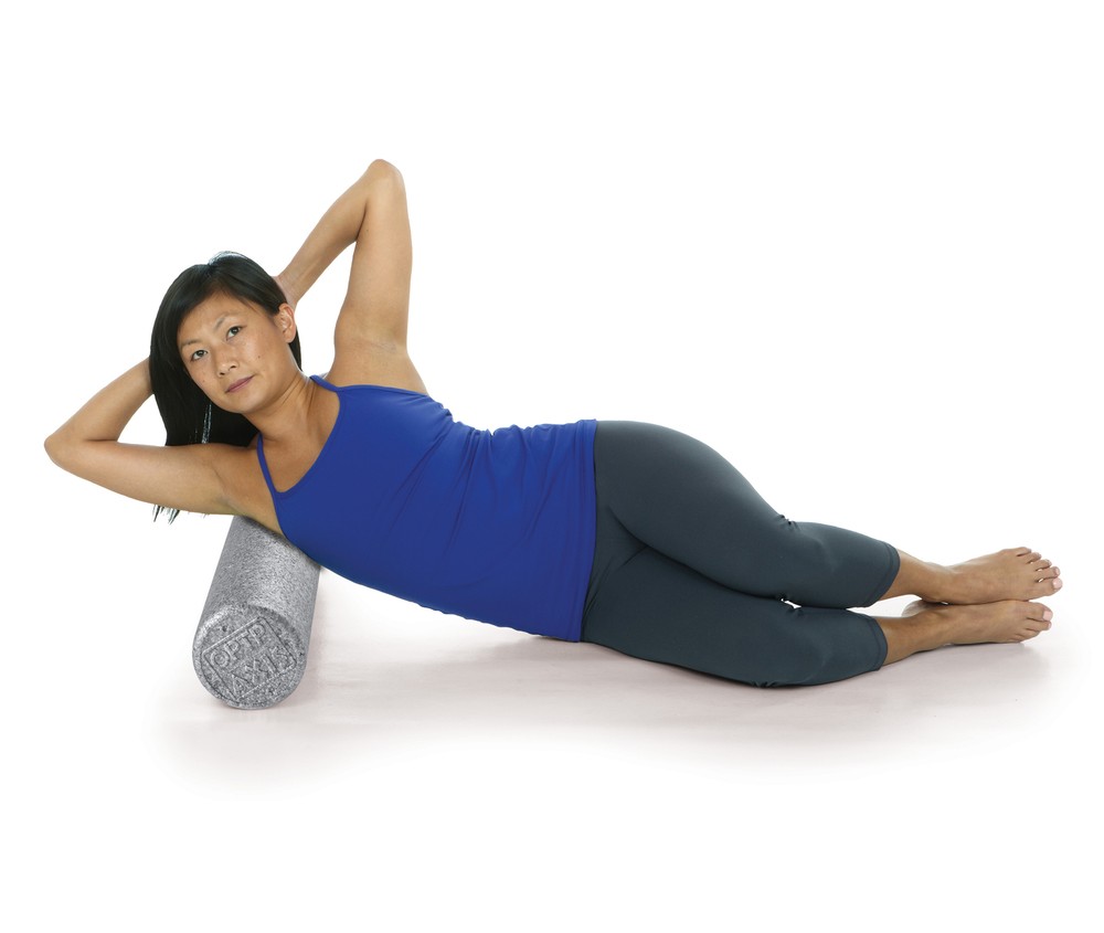 OPTP Silver AXIS Foam Roller - Moderate Density 36 x 6 Inches