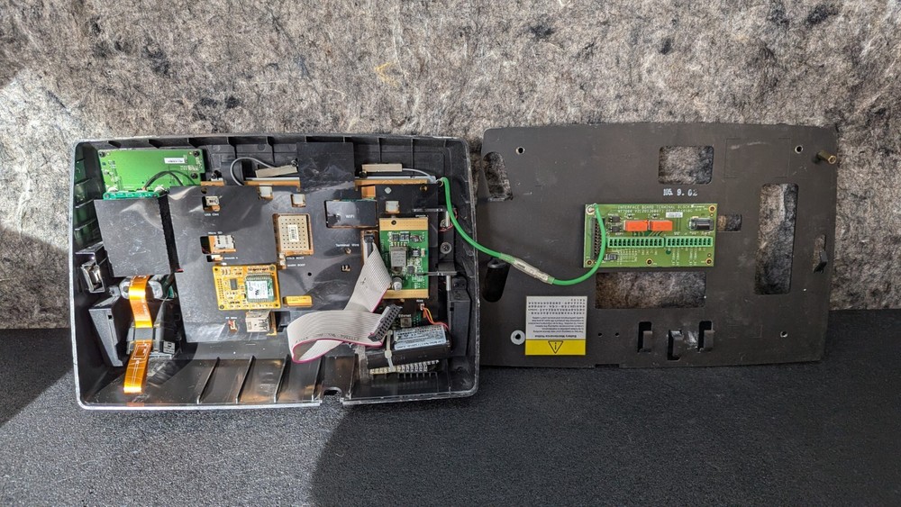 Novatime NT7000 Card Reader Time Clock { Powered On Tested }