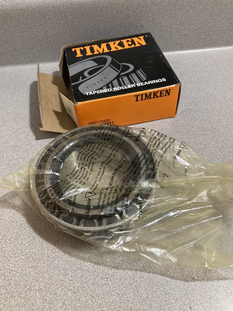 Frt Inner Bearing Timken HM212049X Bearing