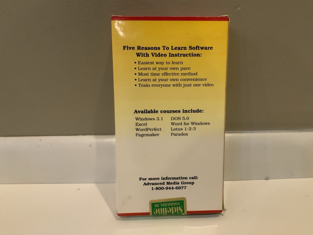 Learn Software The Easy Way VHS Training Tutorial Instructional Video Course NEW