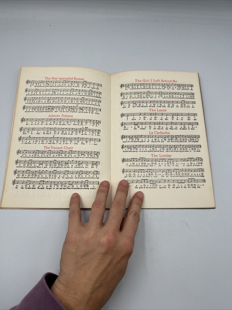 Harmonica Self Instruction 5 Minute Series Method Pamphlet