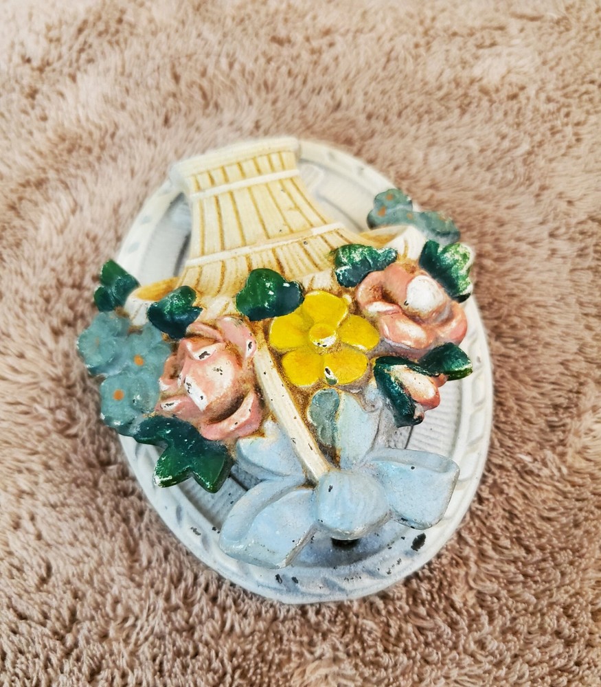 Vintage Hubley? Flower Basket Door Knocker