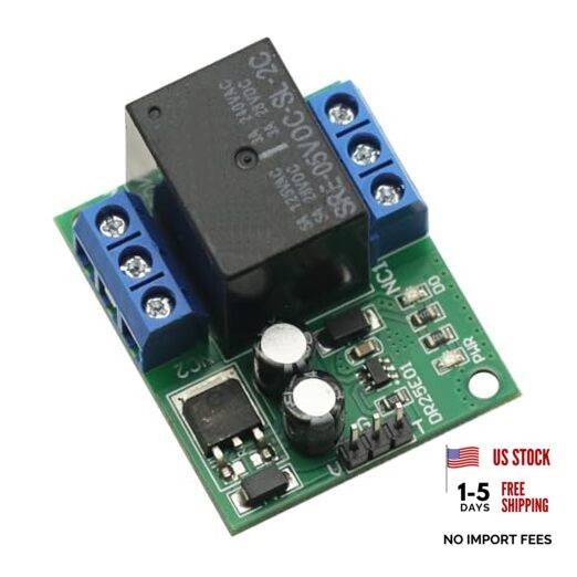 DC 6V-24V Double Pole Double Throw DPDT Relay Module Self-Locking Bistable
