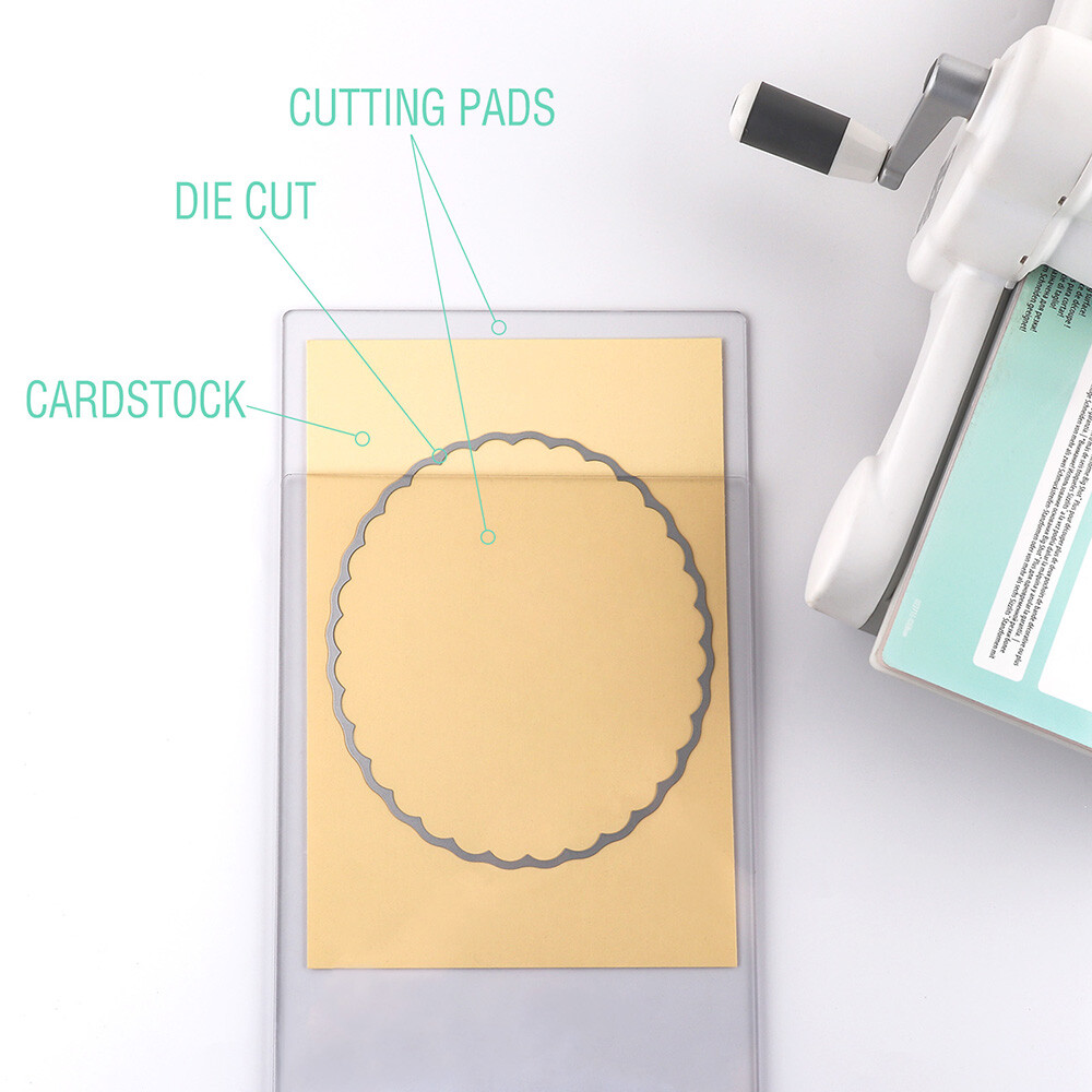 1 Pair Cutting Pads Compatible with BSP & BS Switch Plus Die Cutting Machine