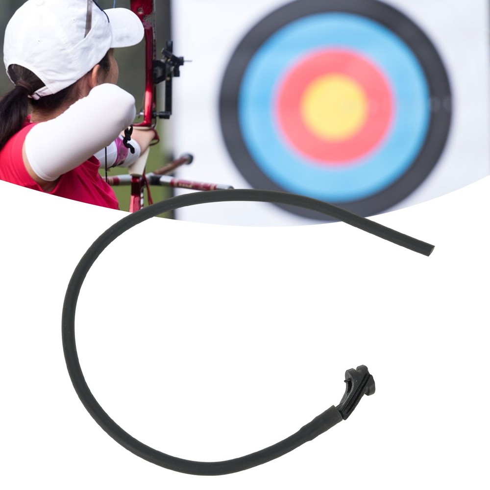Lightweight Silicone Peep Sight for Composite Bows 30cm Length Black Color