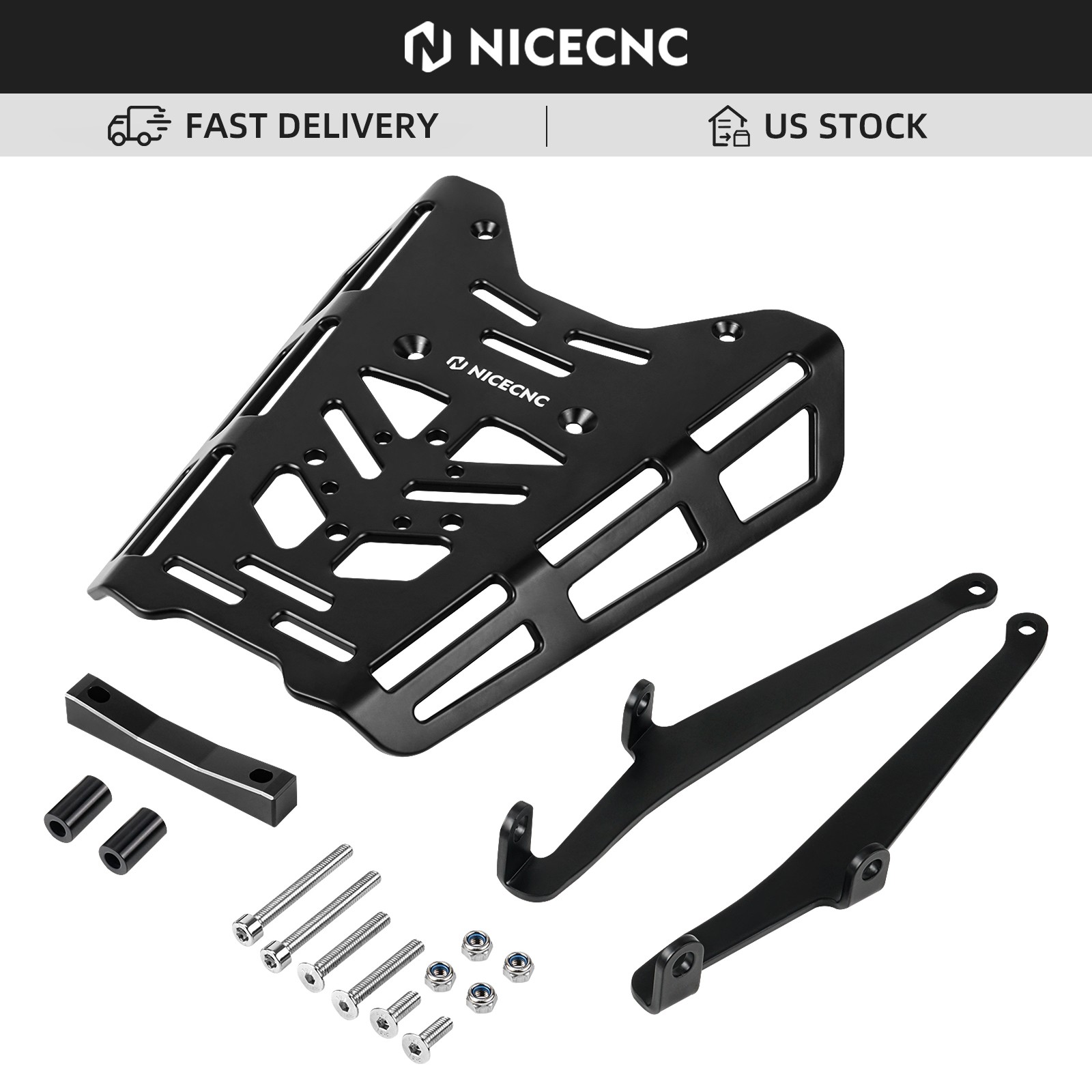 CNC Rear Tail Rack Luggage Rack Kit For Suzuki DRZ400S DRZ400SM 2000-2024 2025