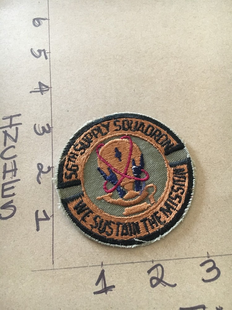 USAF 56th Supply Squadron subdued patch 5/3/25