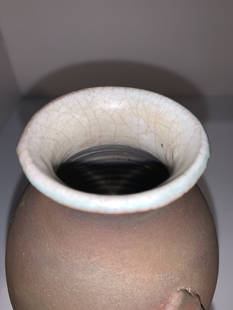Richard Dick ROHLEDER 9” Pottery Vase ~ Signed On Bottom