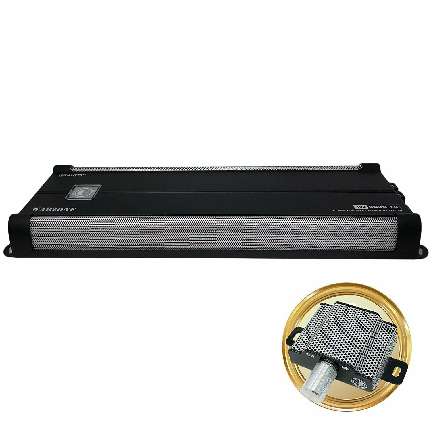 Gravity 8000 Watts Class D 1 Ohm Stable car audio Sub bass Competition Amplifier