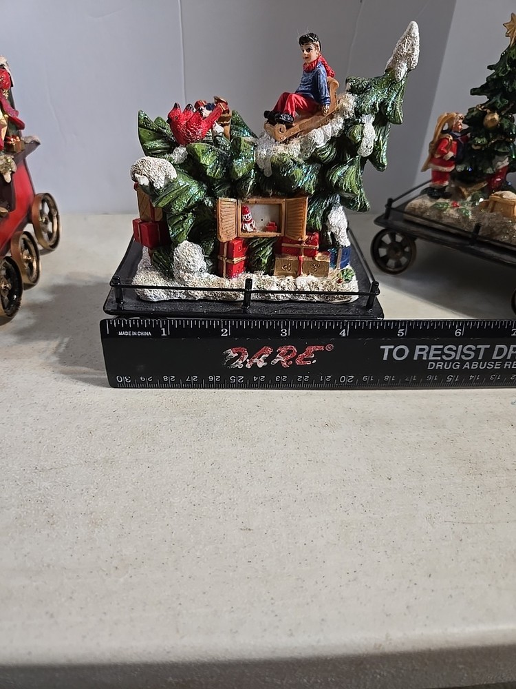 Transpac Holiday Train Set 3 Pc. Set