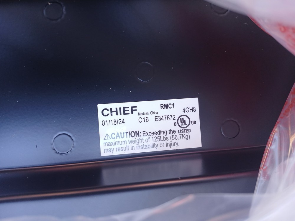 Chief RMC1 Medium FIT Single Flat-Panel Ceiling Mount (Black)