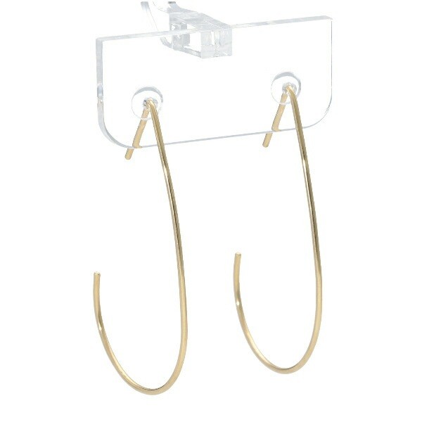 K18 Solid Gold Drop Hook Earrings (Pair)