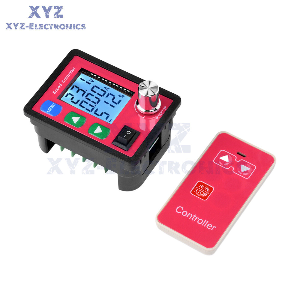 DC6-55V 20A PWM Wireless Remote Intelligent DC Brush Motor Speed Controller
