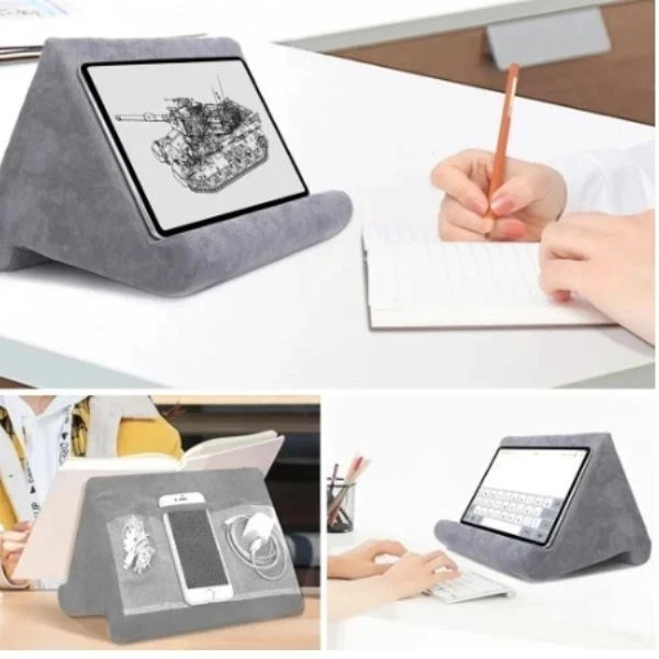 Xnyocn Tablet Stand Multifunction Sponge Pillow Stands for IPad Samsung Huawei