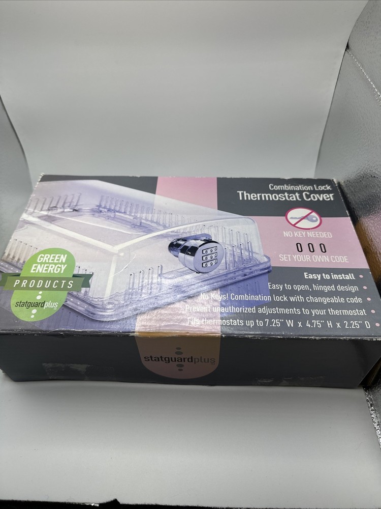 Combination Lock Thermostat Cover StatGuardPlus