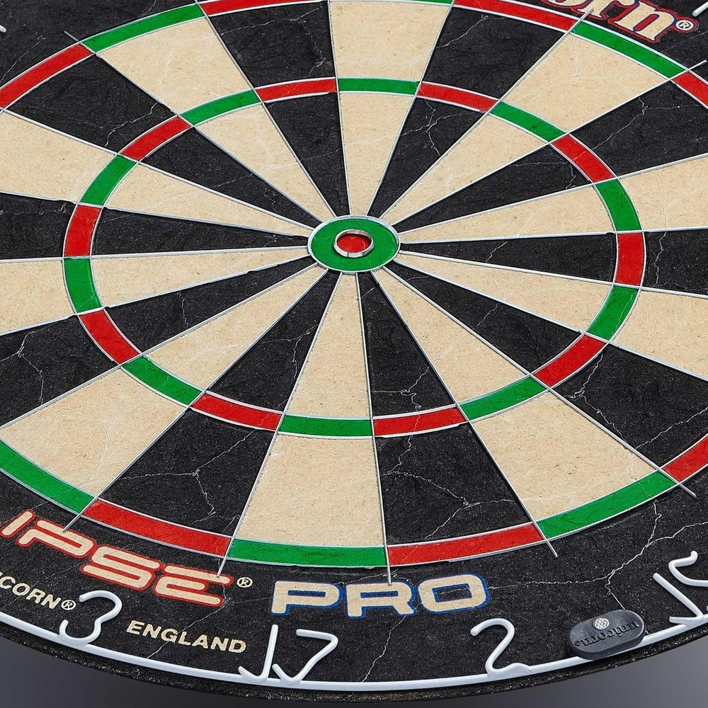 Eclipse Pro Dart Board With Ultra Slim Segmentation For Increased Scoring NEW