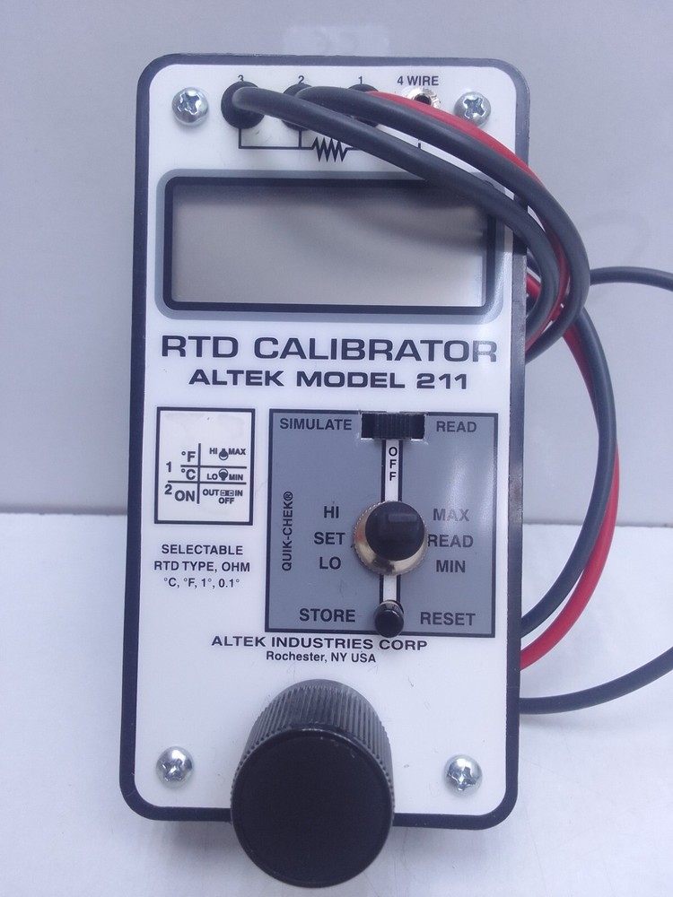 ALTEK RTD CALIBRATOR MODEL 211