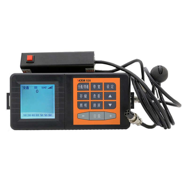 VICTOR 528 Water Pipe Leak Detector LCD Display Backlight ✦KD