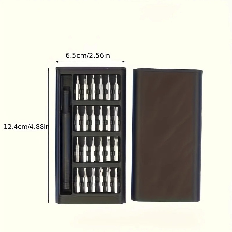 25pcs Mini Screwdriver Set Precision Flat & Phillips Tool Kit Repair - NEW