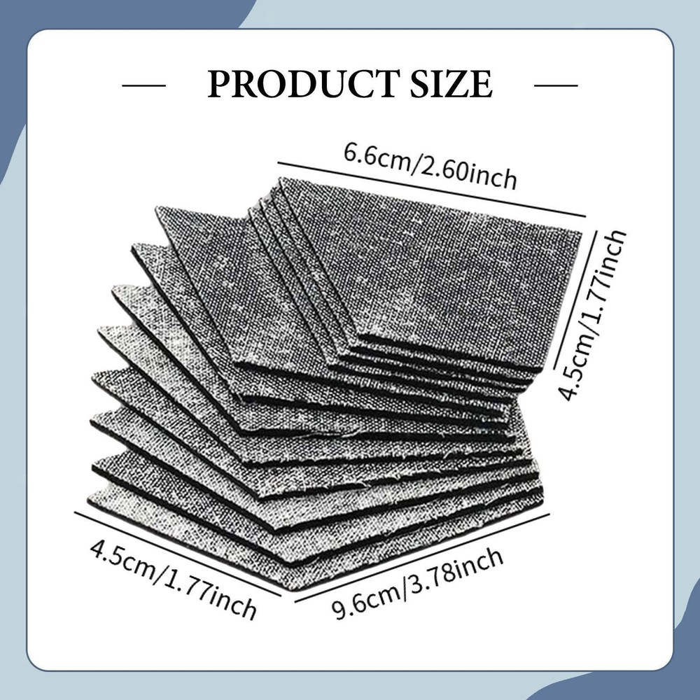 12 Pack Replacement Rubber Billiard Table Cushions (5mm)