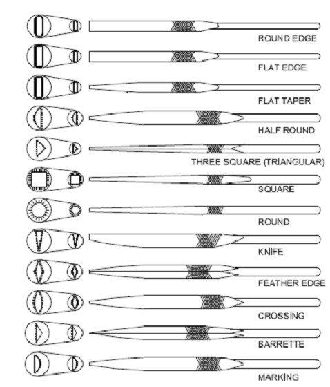 Barrette Needle File Cut #1 Valorb