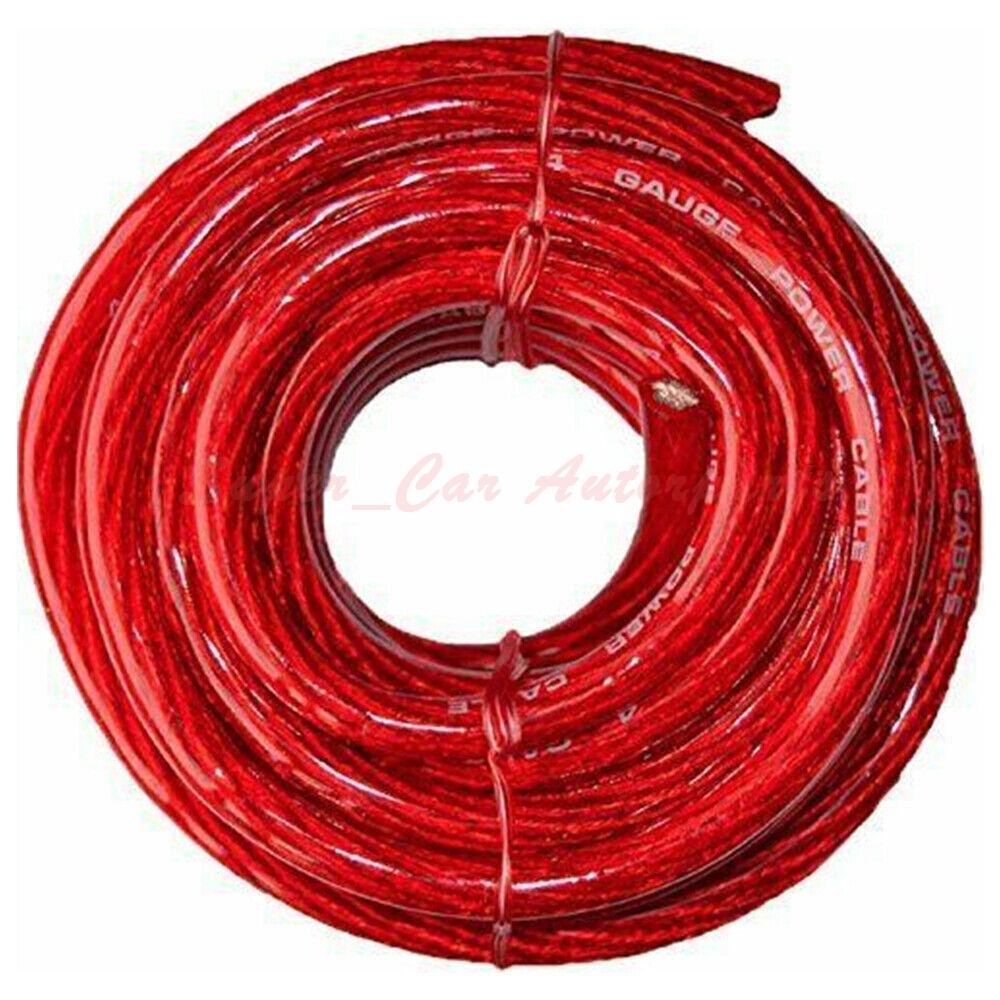 4 Gauge Car Audio Cable Kit Amplifier Install Amp RCA Subwoofer Sub Wiring 2300W