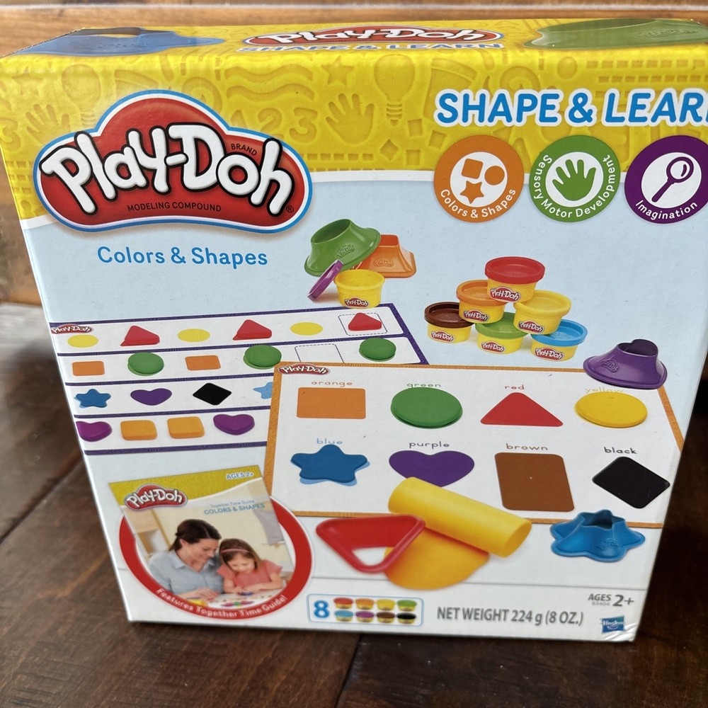 Play Doh Sets 2x Shape And Learn Classic Pet Salon Open