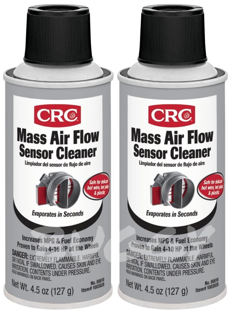 CRC 05610 Mass Air Flow Sensor Cleaner 4.5 Wt Oz., 2 Pack