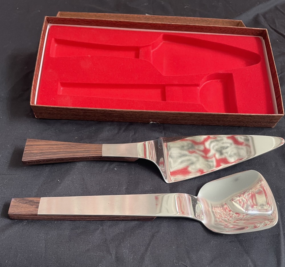 Burnco Hostess Set MCM Spoon & Server