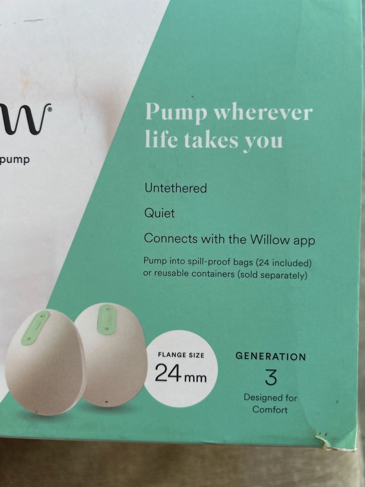 Willow 24mm 3rd Generation Breast Pump - White