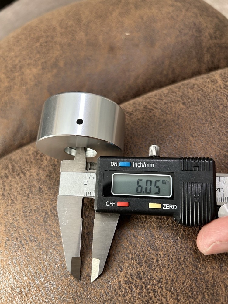 48 mm X 25 mm Aluminum Potentiometer Knobs (2)