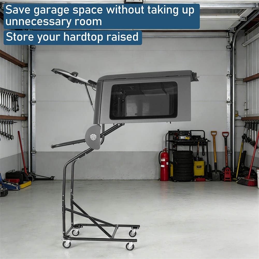 Hardtop Removal Tool Movable Holder Lift Cart Rack For Jeep TJ JK JL Ford Bronco