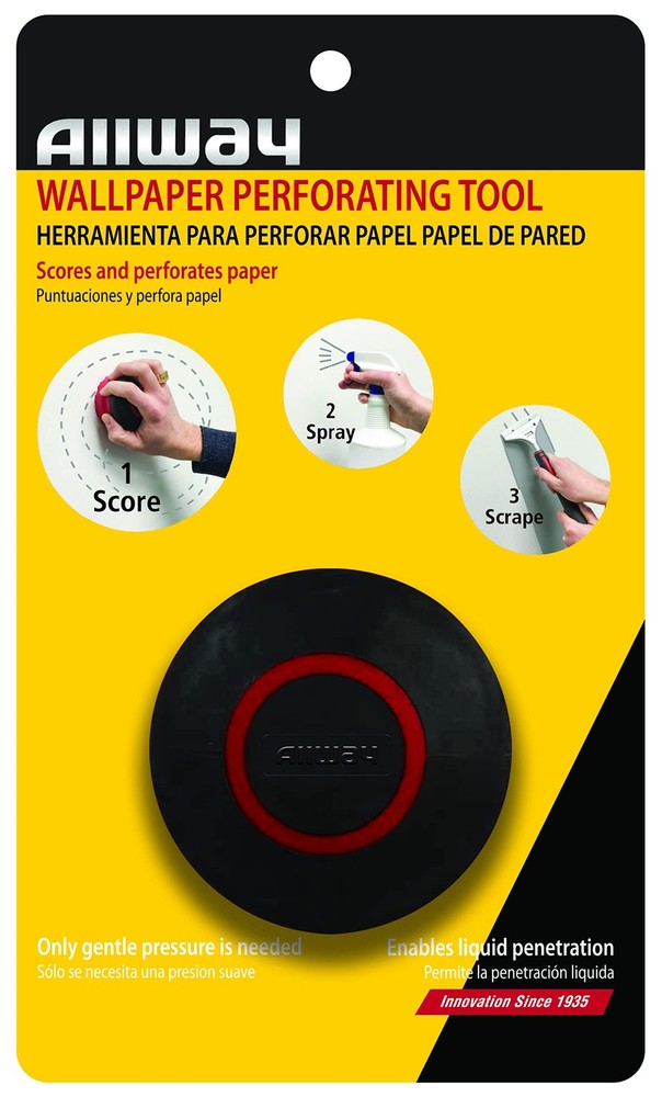 ALLWAY WRP Wallpaper Perforating Tool Red