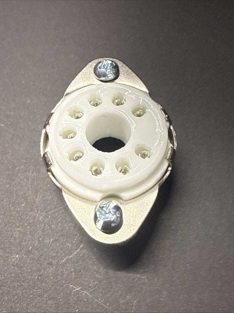 OCTAL socket 8 PINS with bolts and nuts for 6V6GT 6X5GT 6SK7-bottom mounted