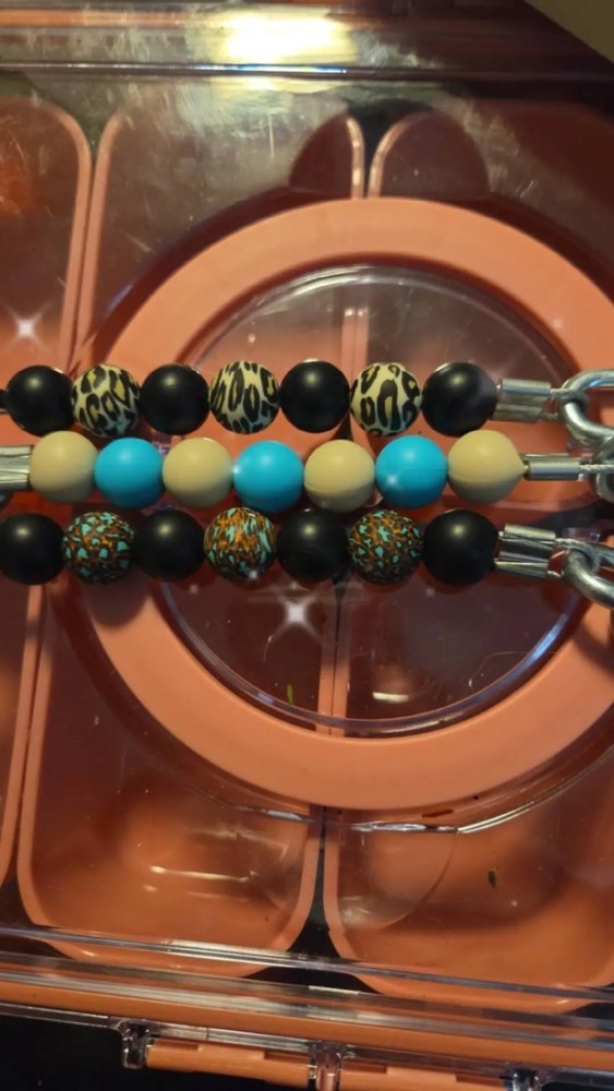 Custom Beaded Curb Strap for horses,ponies and draft's