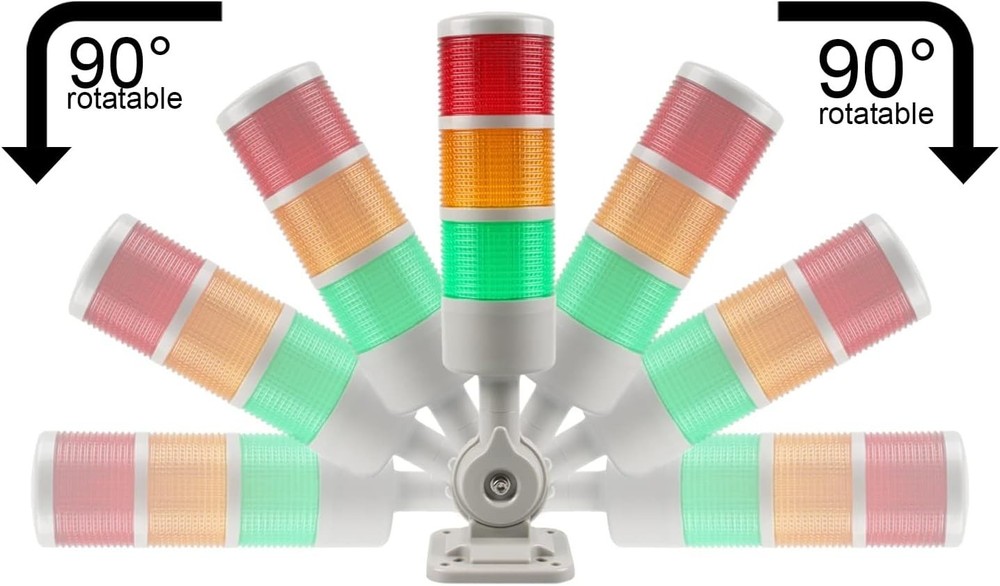 Led Signal Tower Stack Lights Industrial Warning Lights 4-Layer 12V24V