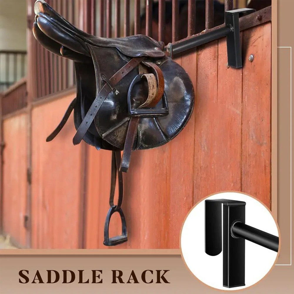 Wall Mount Saddle Rack Wall Mounted Saddle Storage Space-Saving