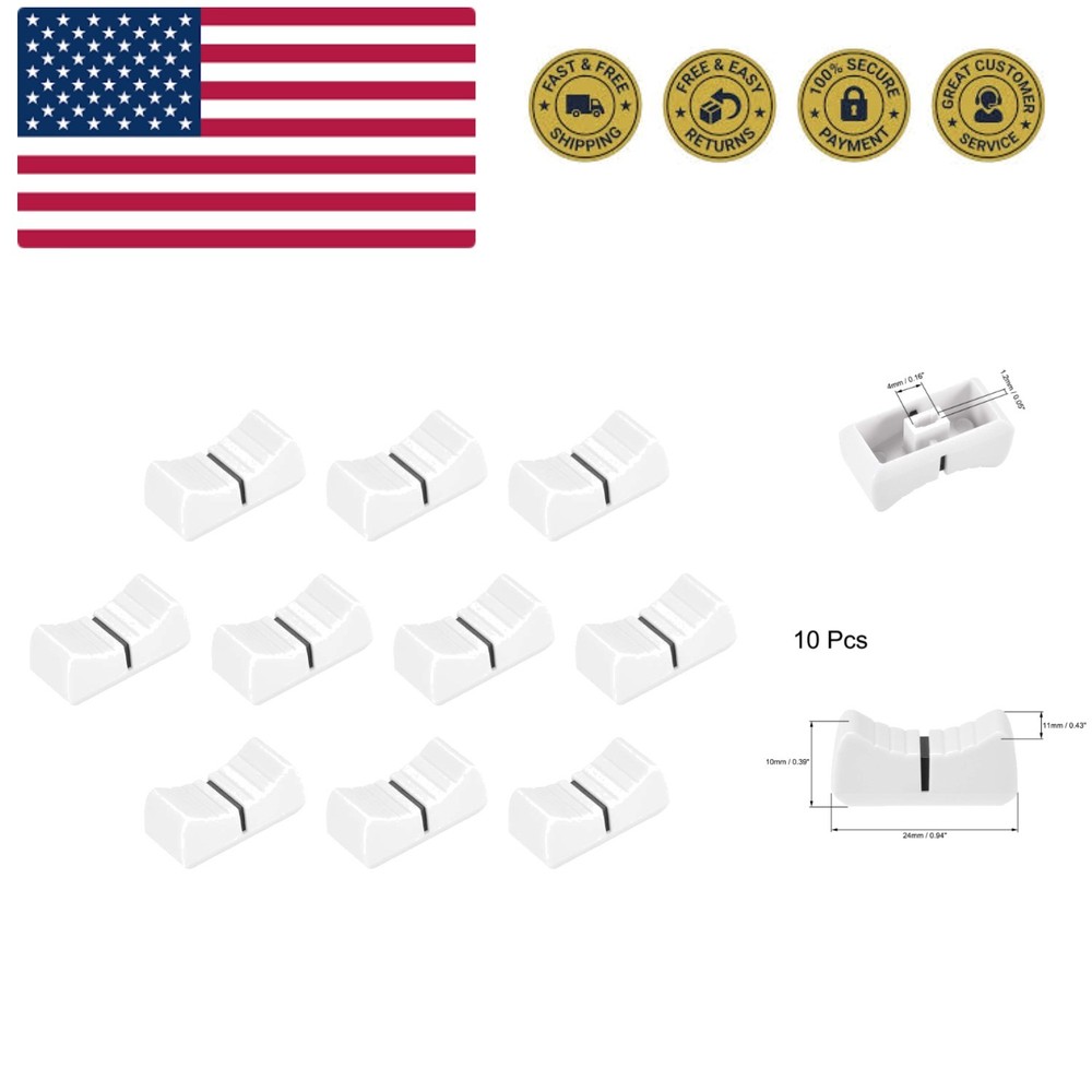 24mmx11mmx10mm Console Mixer Slider Fader Knobs Replacement for Potentiometer...