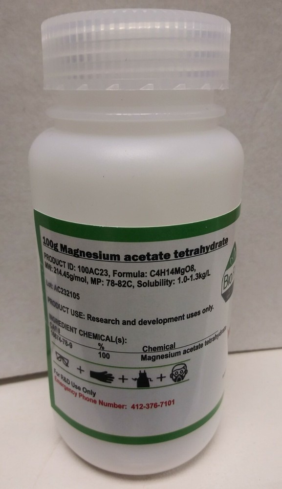 Magnesium acetate tetrahydrate
