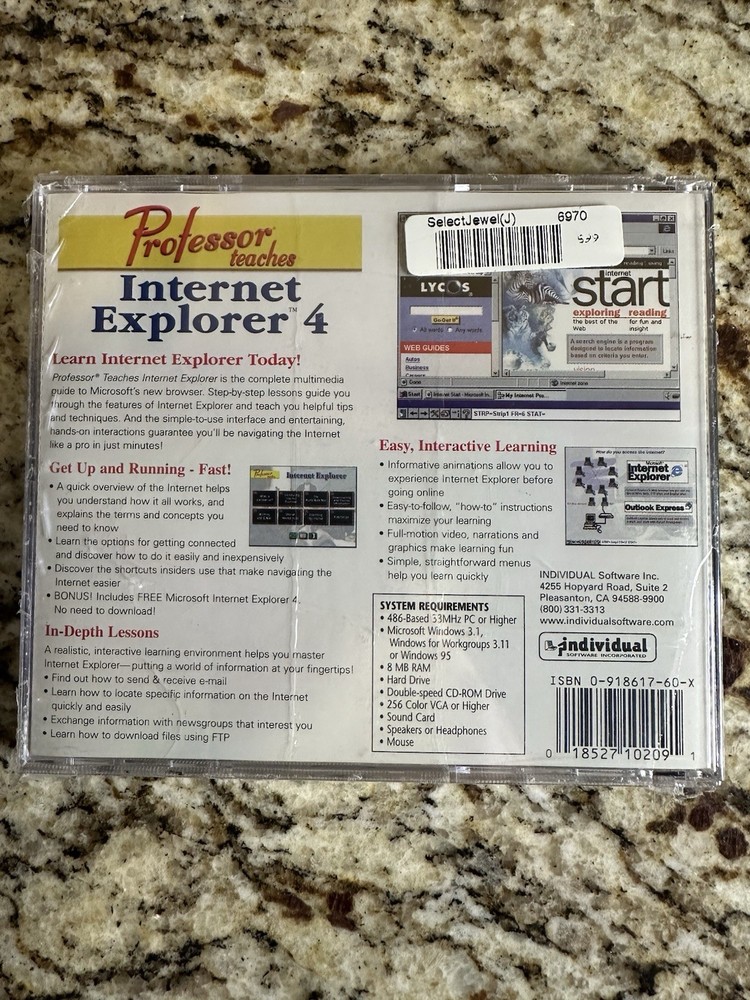 Professor Teaches Internet Explorer 4 CD-ROM