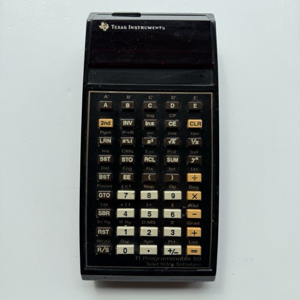 Texas Instruments TI Programmable 59 Calculator  & Master Library Module 1 PARTS